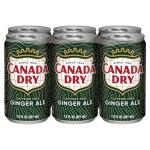 Ginger Ale Soda, 7.5 oz Cans, 6 Pack