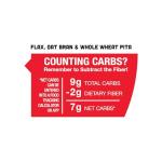 Joseph's 3 Pack Flax Oat Bran Whole Wheat Pitas