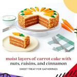 David's Cookies Gourmet Carrot Cake with Icing