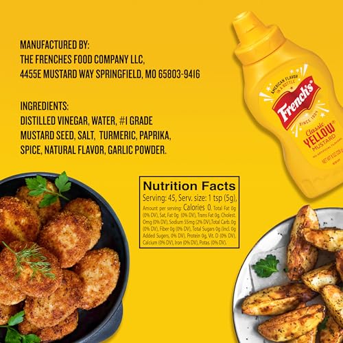 French's Classic Yellow Mustard, 8 oz