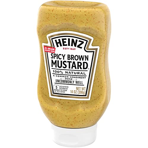 Heinz Natural Spicy Brown Mustard 14 oz