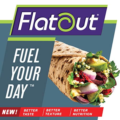 Flatout CarbDown Olive Oil Flatbread Wraps, 8 Count