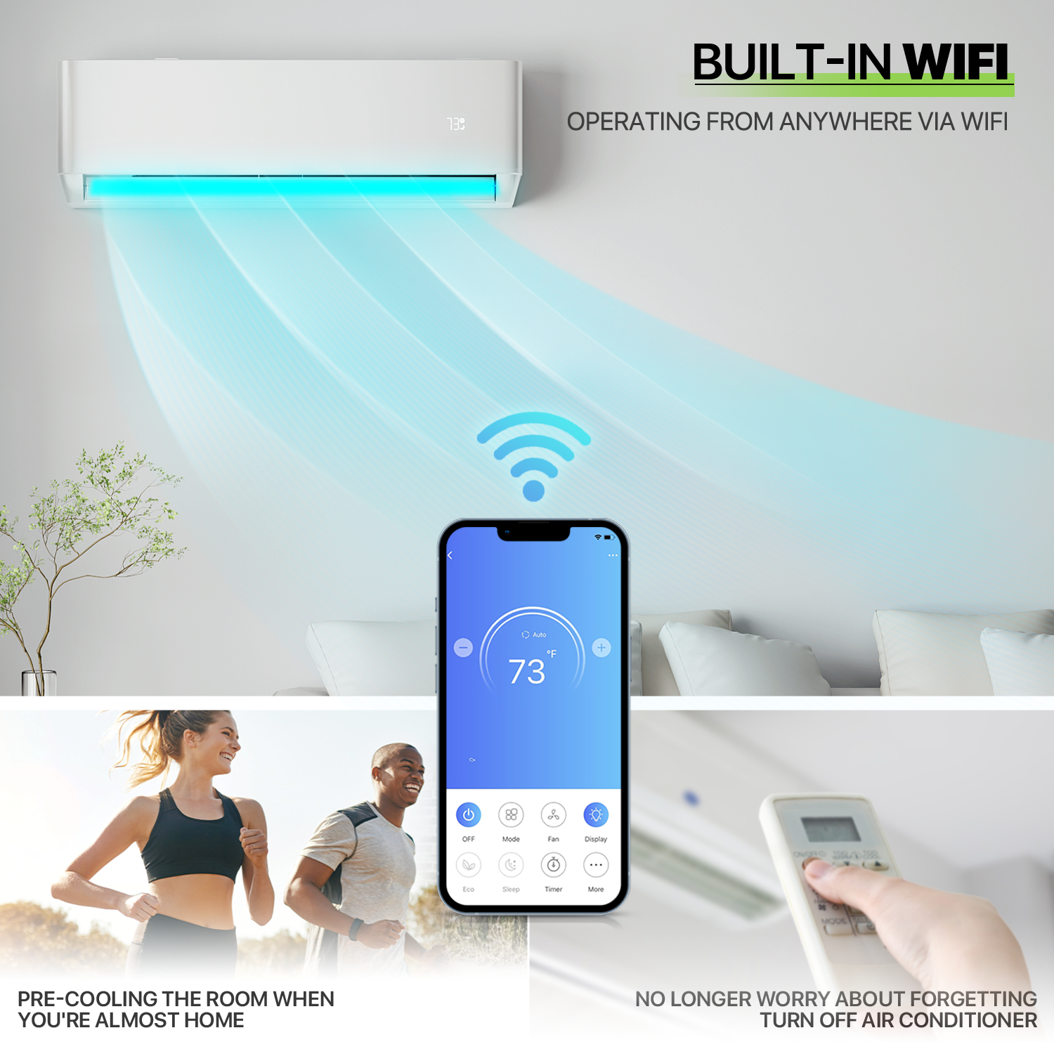 Magshion 18000 BTU Mini Split AC and Heater