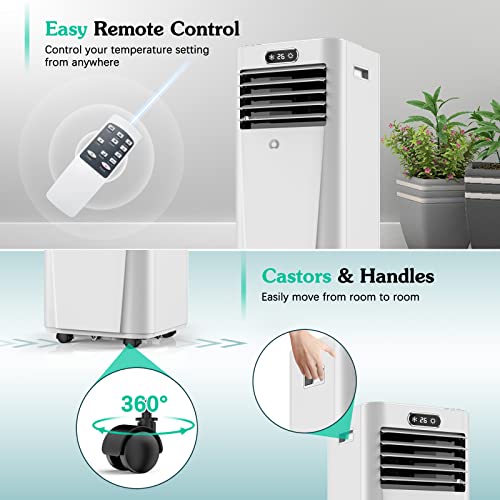 8500 BTU Portable Air Conditioner with Remote Control