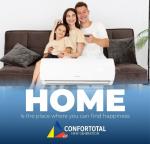 12,000 BTU Ductless Air Conditioner, Heat Pump Mini Split 110V 1 Ton W/kit, WiFi