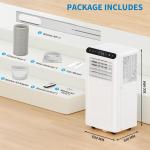 8000 BTU Portable Air Conditioner Up to 350 Sq.Ft 3 in-1 Portable AC Unit