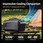 Portable Air Conditioners for Camping Outdoor Use, 5200BTU Tent Air Conditioner
