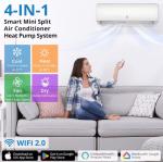 Garvee 11500 BTU Ductless Mini Split Air Conditioner Heat Pump FreeShipping