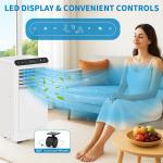 8000 BTU Portable Air Conditioner Up to 350 Sq.Ft 3 in-1 Portable AC Unit