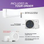6000 - 36000 BTU Single Zone Wall Mount Ductless Mini Split AC Heat Pump