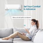 12000 BTU Ductless Mini Split Air Conditioner and Heat Pump 21 SEER 110V
