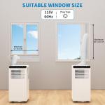 8000 BTU Portable Air Conditioner Up to 350 Sq.Ft 3 in-1 Portable AC Unit