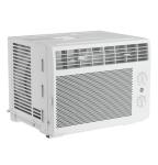 GE Window Air Conditioner Unit, 5,000 BTU for Small Rooms up to 150 sq ft. with Manual Adjustable Fan and Cooling Settings, Perfect for Small Bedroom or Living Room, Easy Install Kit Included, White