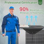 Xeeol 36x36 Central Air conditioner Covers for Outside, Larger Mesh AC Unit Covers Outdoor - Top Universal Defender