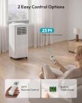 EUHOMY 10,000 BTU Portable Air Conditioners, 4 in 1 Portable AC with Cool, Dry, Fan, Sleep Modes, Room Air Conditioners with 50 dB & 24H Timer, with Remote, for Bedroom, Apartment up to 450 Sq.Ft