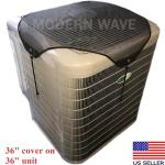 MODERN WAVE Central Air Conditioner Cover for Outside Units 36 x 36 - Top Universal Outdoor AC Cover Defender (Mesh, 36" x 36")