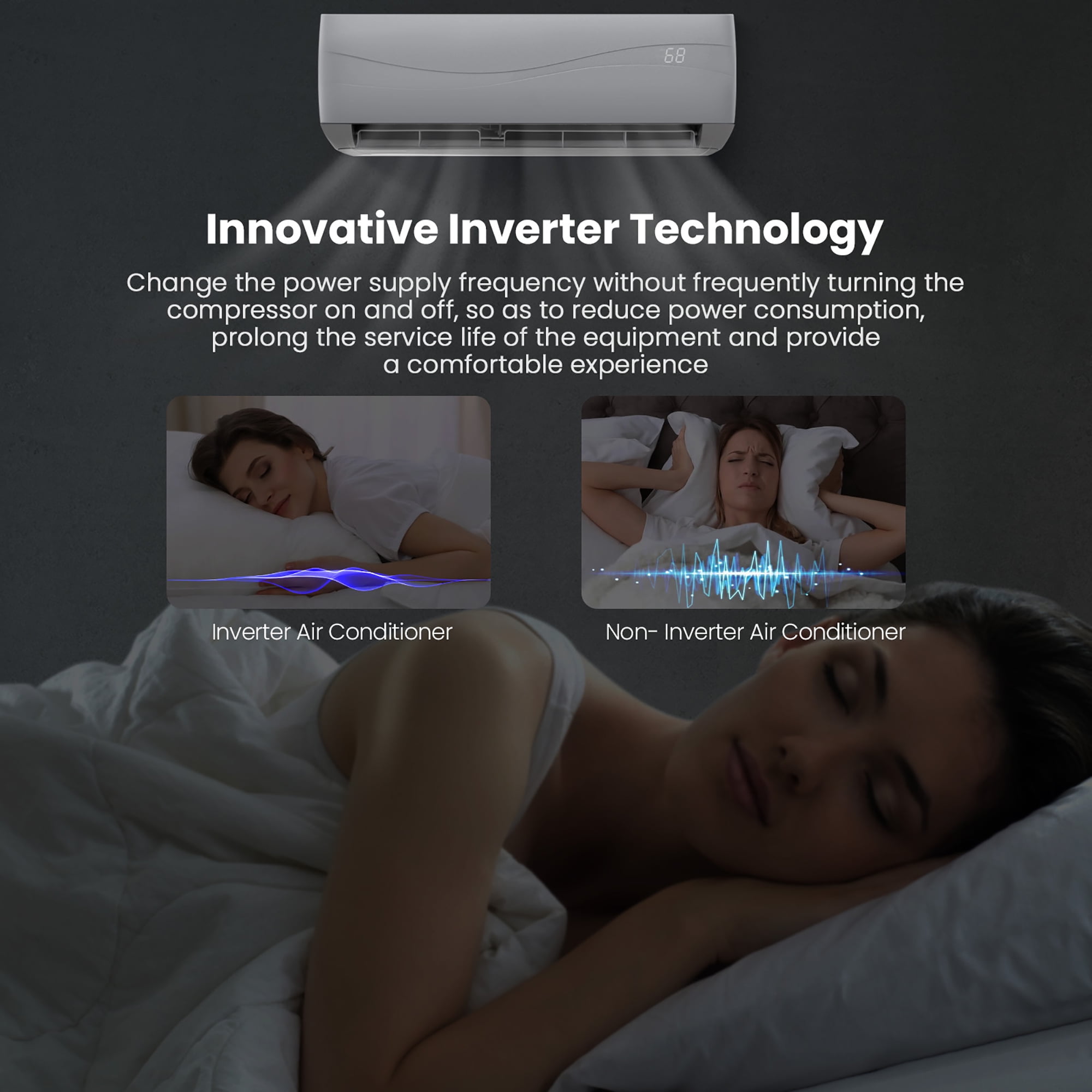 Costway 23000 BTU Mini Split AC and Heater