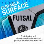 Franklin Sports Size 3 White Futsal Ball