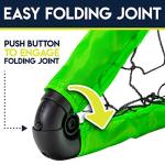 Franklin Sports 3' Neon Green Soccer Goal Set