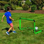 Franklin Sports 3' Neon Green Soccer Goal Set