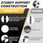 MangoStar 12X6 FT Portable Soccer Goal with Carry Bag