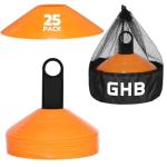 GHB Soccer Training Cones Pack - 25/50/100 Pieces