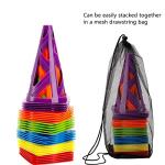 30 Pack Agility Training Cones with Carry Bag