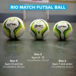 Senda Rio Match Futsal Ball - Size 2