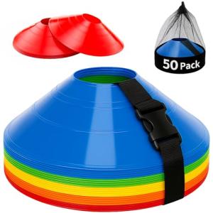 Pro Soccer Training Cones Set with Carry Bag