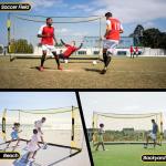 MangoStar 12X6 FT Portable Soccer Goal with Carry Bag