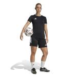 adidas Entrada 26 Women's Soccer Shorts, Black/White