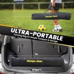 MangoStar 12X6 FT Portable Soccer Goal with Carry Bag