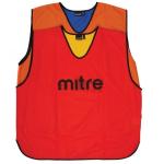 Mitre Reversible Soccer Training Bib Red/Yellow