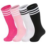Zando Knee High Soccer Socks for Kids