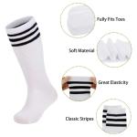 Zando Knee High Soccer Socks for Kids