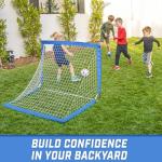 GoSports 4x3 ft Portable Soccer Goal for Kids