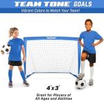 GoSports 4x3 ft Portable Soccer Goal for Kids