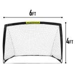Portable Kids Backyard Soccer Goal - 6'6" x 3'3