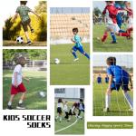 Zando Knee High Soccer Socks for Kids