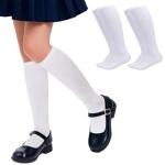 Kids Knee High Soccer Socks - 2 Pairs