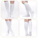 Kids Knee High Soccer Socks - 2 Pairs