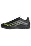 Adidas F50 Club Turf Shoes, Black/Lucent Lemon, 11.5