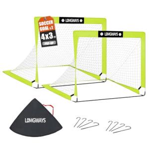 Portable 4x3 ft Backyard Soccer Goal Set