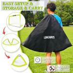 Portable 4x3 ft Backyard Soccer Goal Set