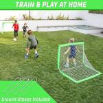 GoSports Portable Soccer Goals for Kids - Set of 2