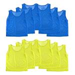 Lightweight Scrimmage Vests for Kids - 12 Pack