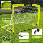Portable 4x3 ft Backyard Soccer Goal with Stakes