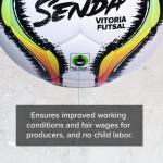 Senda Vitoria Fair Trade Size 4 Futsal Ball
