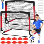 Backyard Kids Soccer Goals Set with Ball and Cones