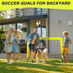 2 Pack Pop Up Soccer Goal Set for Kids